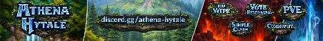 Athena Hytale | PVE | noWipe | SimpleClaim | Economy | QoL Mods banner