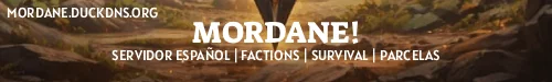 Mordane - Factions, survival y parcelas banner